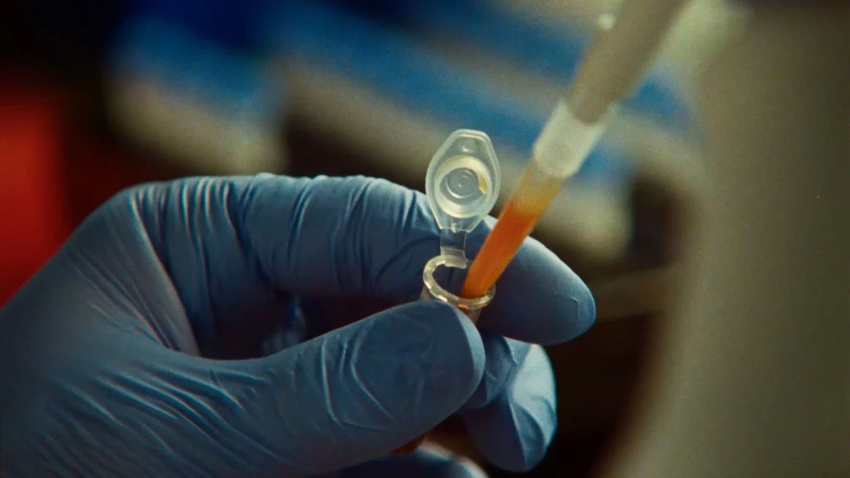 Anthropic video thumbnail accompanying its report on Claude identifying DNA repeat patterns