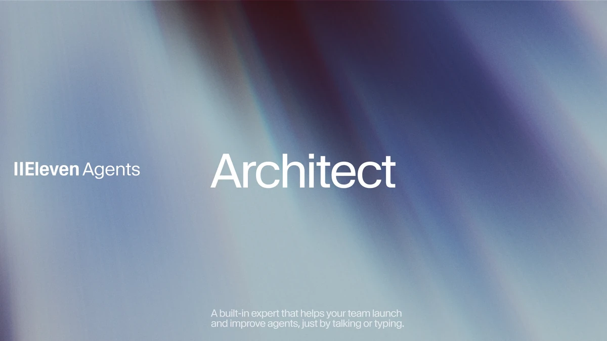 ElevenAgents Architect official launch visual