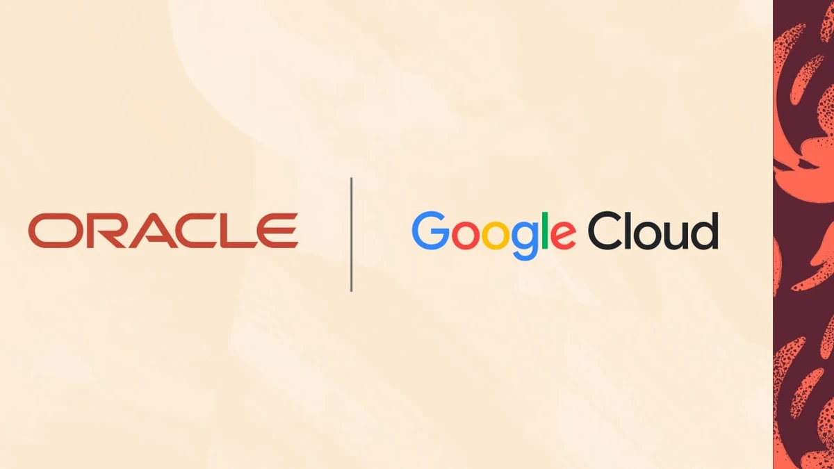 Google TPU systems pictured on Oracle's official announcement