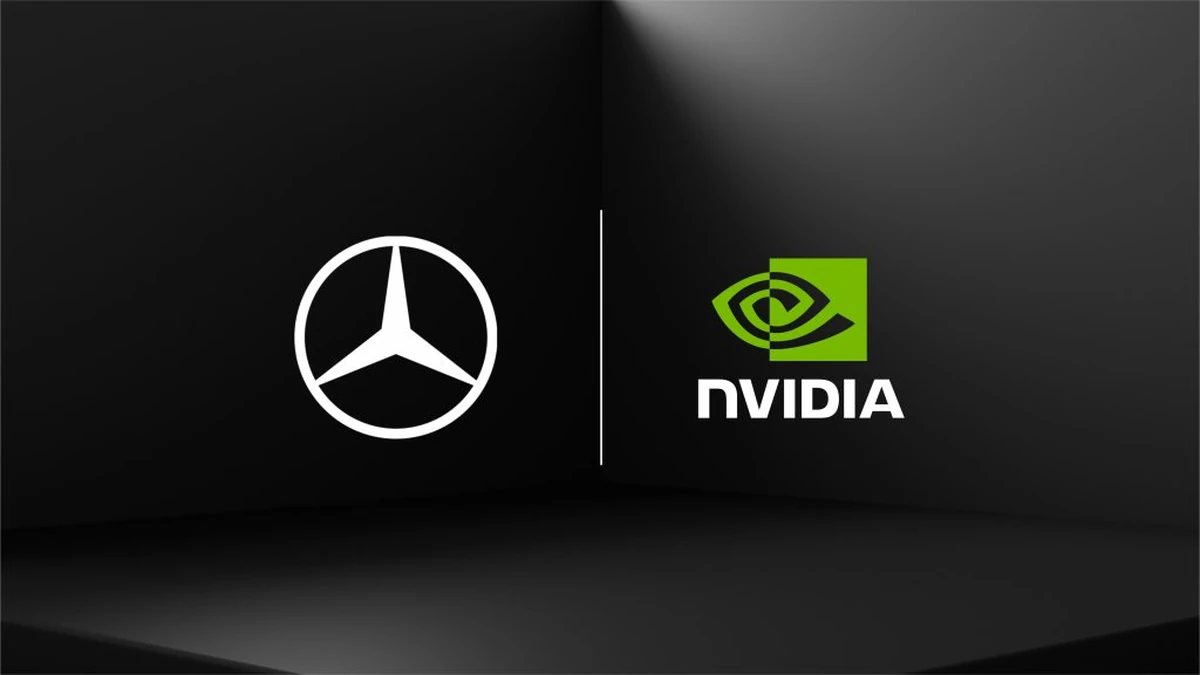 Mercedes-Benz and NVIDIA visual for their extended automated-driving partnership