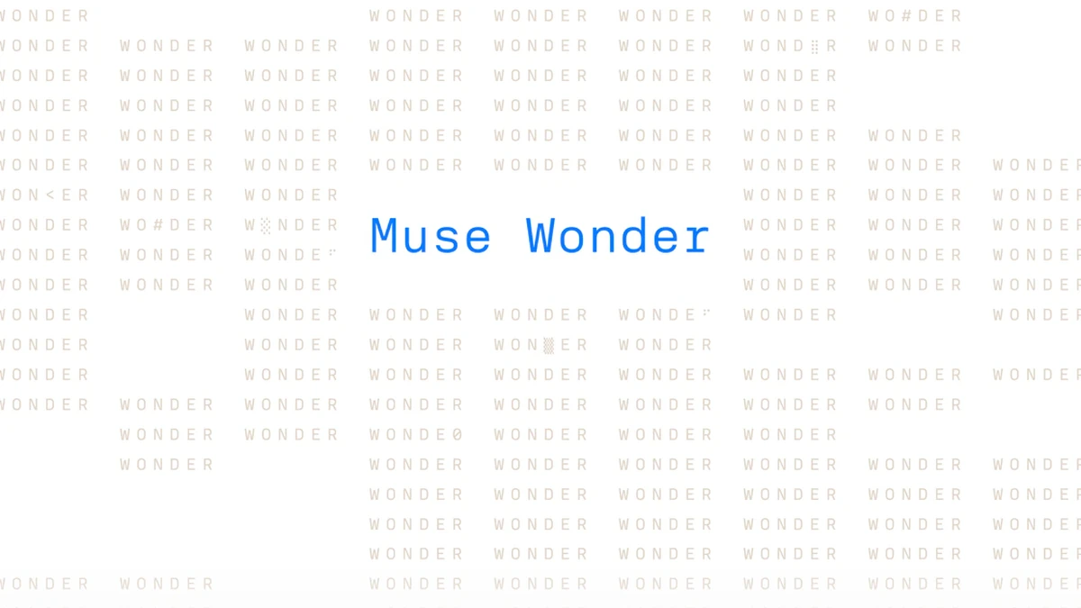 Meta AI Research announcement of the Muse Wonder frontier model family