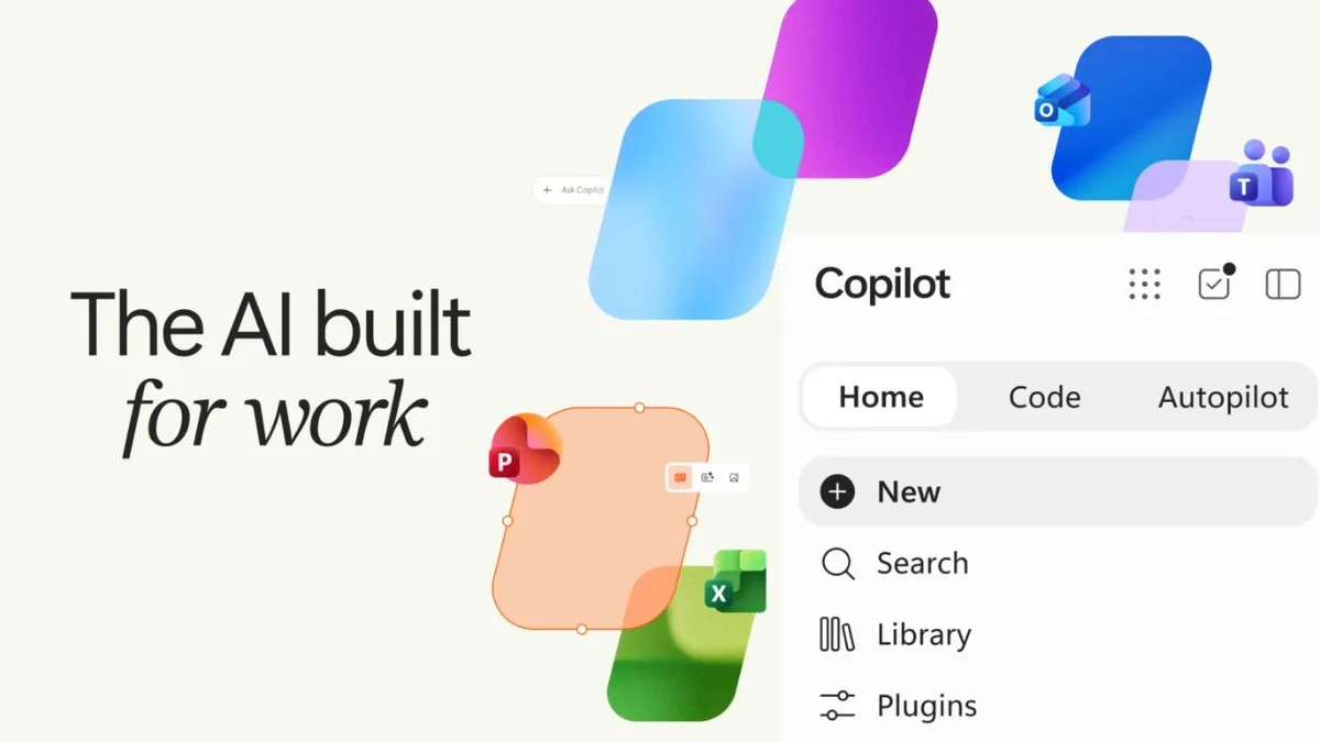 Microsoft's official launch graphic for the redesigned Copilot