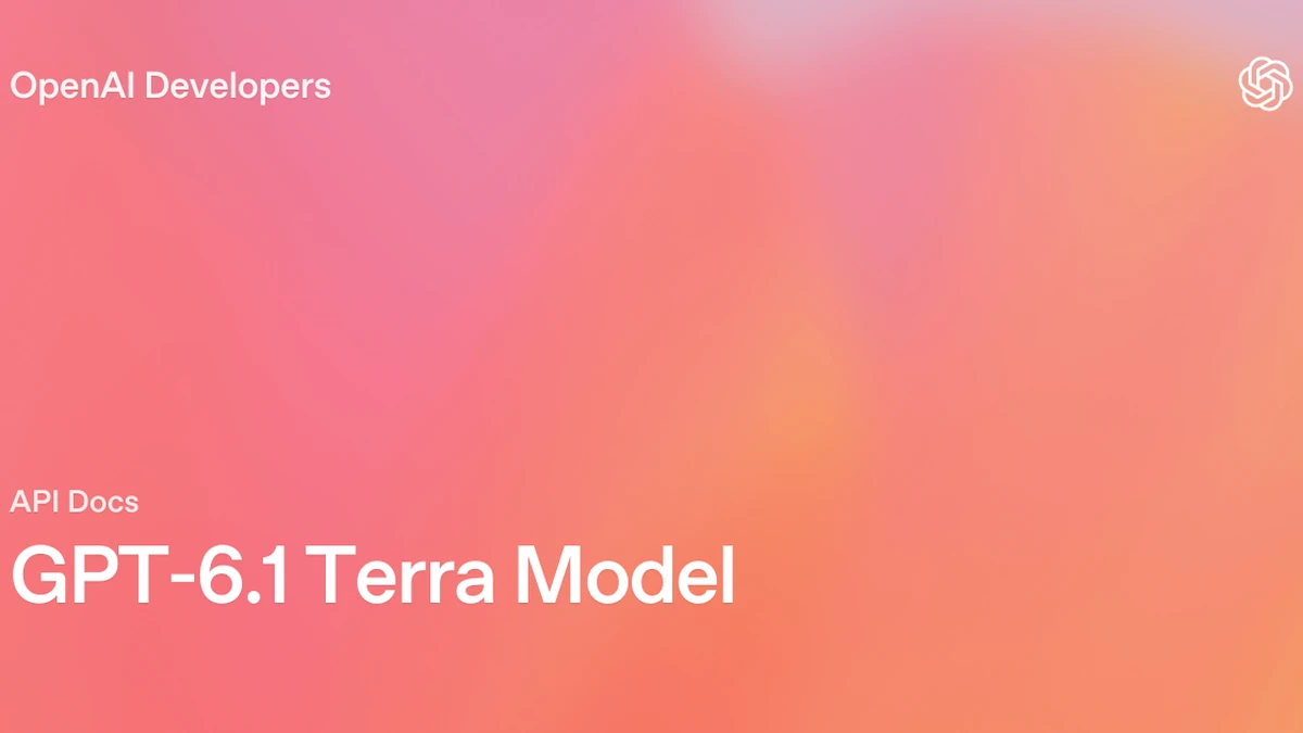 OpenAI API model page for GPT-6.1 Terra