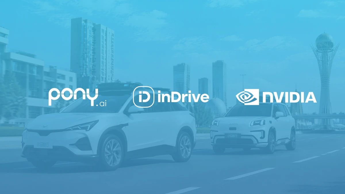 Pony.ai and inDrive autonomous mobility announcement for Kazakhstan
