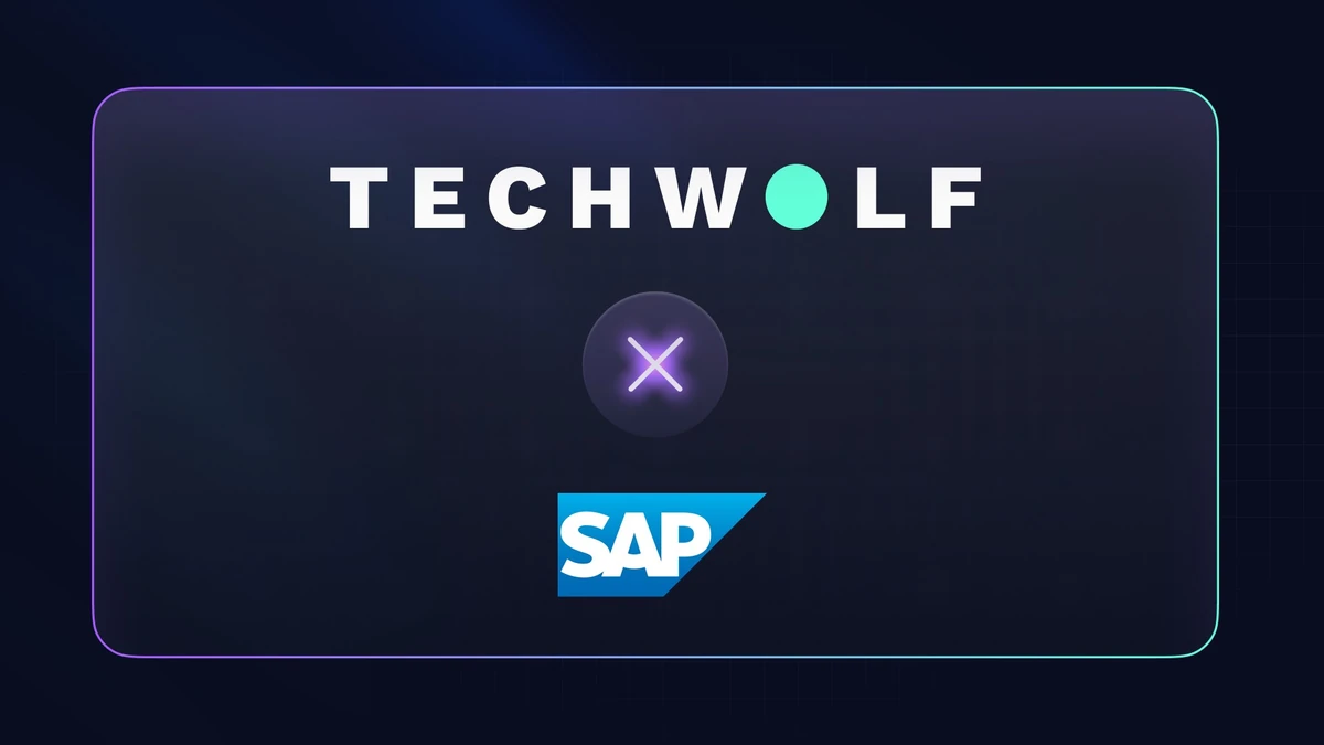 TechWolf and SAP acquisition announcement banner